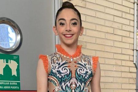 Marta Jover, gimnasta del Club Gimnasia Rítmica Mutxamel, clasificada para el Campeonato Nacional Base