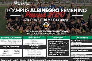 La Fundació Albinegra repite un Campus de Fútbol en Pascua para que las futbolistas jóvenes disfruten de las vacaciones con el CD Castellón