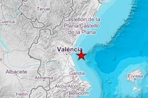 Valencia registra tres terremotos en menos de dos horas