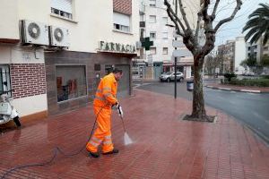 L’Alfàs redobla los trabajos de limpieza y desinfección viaria