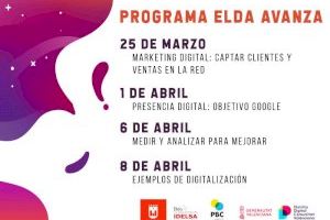 Idelsa amplía el acceso a Elda Avanza a todas las pymes y comercios que quieran participan en las sesiones virtuales