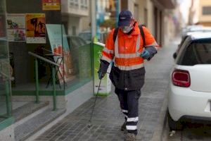 Nules inicia trabajos de desinfección continuados de sus calles