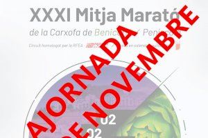 La XXXI Mitja Marató de la Carxofa s’ajorna l’1 de novembre pel COVID19