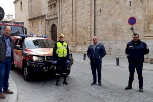 La UME llega de nuevo a Orihuela para colaborar con el Ayuntamiento en tareas de desinfección