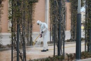 L'UME desinfecta per tercera vegada diverses àrees del Port de València com a mesura preventiva