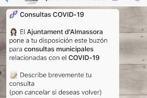 Almassora atiende en redes más de 200 consultas por el COVID-19