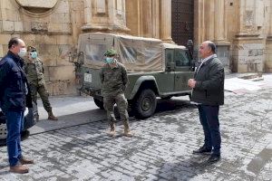 El Mando de Operaciones Especiales (MOE) llega a Orihuela para prestar servicio durante el Estado de Alarma