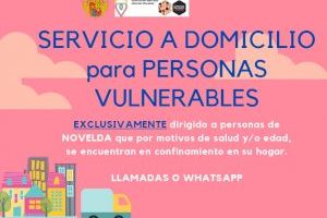 El Comercio Local de Novelda pone en marcha una campaña de servicio a domicilio para personas en situación de vulnerabilidad frente al Covid-19