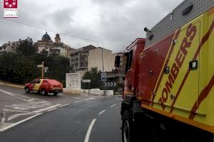 El Consorcio Provincial de Bomberos de la Diputación desinfecta las localidades de Sueras y Tales