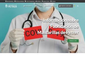 La web del Ayuntamiento de Petrer duplica en dos semanas el número de visitas tras implantar un apartado especial con información útil sobre la situación de crisis