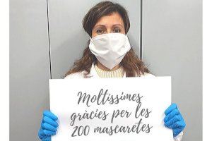 Mercavalència recibe 1.400 mascarillas solidarias para mayoristas y agricultores