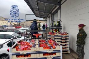 Reparten una tonelada de naranjas entre las residencias de mayores de la ciudad de Valencia