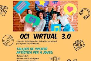 Llíria Jove oferix activitats d'oci virtual per als més joves