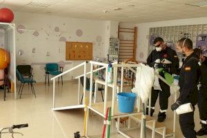 La residència Boqueres d´Altea rep la visita de Sanitat Pública i l’UME