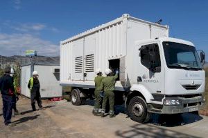 Iberdrola instala un grupo electrógeno para garantizar el suministro eléctrico al hospital de campaña de Castellón