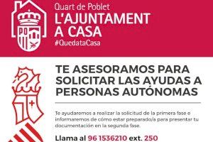 Quart de Poblet asesora a pymes y autónomos a tramitar las ayudas autonómicas