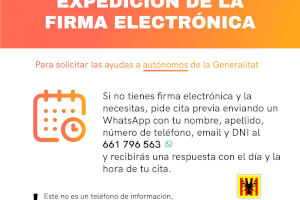 La Oficina de Atención al Ciudadano facilitará la expedición de la firma electrónica para solicitar las ayudas a autónomos