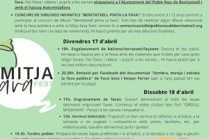 El Poble Nou de Benitatxell propone vivir el MitjaFava Fest desde casa