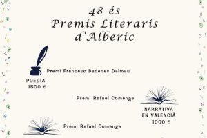 Alberic repartirá 4.000 euros en sus 48º Premios Literarios