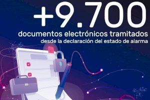 El Ayuntamiento de Elda ha tramitado más de 9.700 documentos electrónicos desde la declaración del estado de alarma