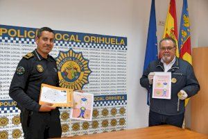 La Policía Local de Orihuela elabora dos libros de actividades para los más pequeños de la casa