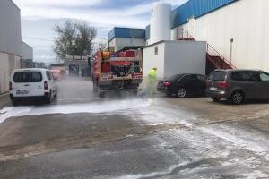 La Concejalía de Emergencias refuerza las tareas de desinfección en el Polígono Industrial “Puente Alto” y en otras zonas sensibles de Orihuela