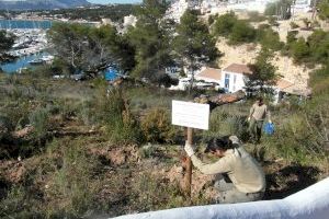 La Conselleria amplia la superfície de protecció de la cala del Portixolet fins a 2 hectàrees