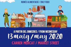 Torna al Poble Nou de Benitatxell el mercat dels dimecres el pròxim 13 de maig