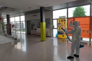 Gandia finalitza la desinfecció i neteja de tots els centres educatius