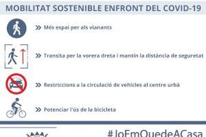 La Regidoria de Mobilitat de Llíria prepara mesures enfront del COVID-19