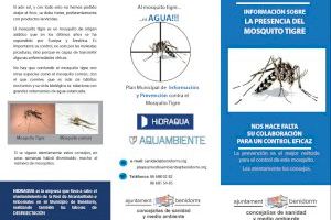 Ayuntamiento de Benidorm e Hidraqua inician una campaña informativa para evitar la proliferación del mosquito tigre