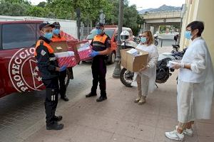 Benicàssim inicia el reparto de 25.000 mascarillas