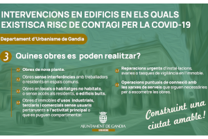 Gandia introdueix modificacions en les condicions de la construcció en habitatges i locals buits compartits amb residents - (foto 2) Gandia introdueix modificacions en les condicions de la construcció en habitatges i locals buits compartits amb residents - (foto 2)