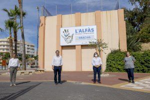 L’Alfàs lanza un mensaje de agradecimiento a la ciudadanía frente al COVID-19