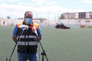 Novelda mejora  los terrenos de juego de La Magdalena y el Polideportivo Municipal