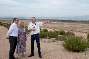 José Martí ensalza la plataforma industrial y el centro de mantenimiento para el aeropuerto de Castellón y avala la apuesta por una conexión aérea con Bilbao