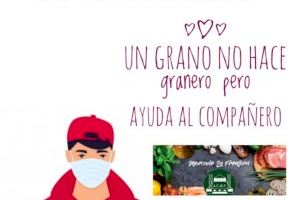 El Grupo Abril organiza una recogida solidaria de alimentos en el Mercado de La Frontera de Petrer