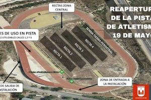 El Ayuntamiento de Elda reabrirá el próximo martes la Pista de Atletismo con unas estrictas medidas de seguridad y restricciones de horario y aforo