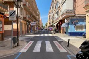 El Ayuntamiento de Algemesí peatonaliza la calle Sant Josep de Calassanç los fines de semana para facilitar el acceso de los peatones desde el centro hasta el parque Salvador Castell