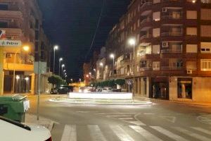 Petrer renueva la iluminación completa de la Avenida de Madrid por tecnología LED de bajo consumo