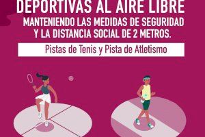 Sagunto reabre el 25 de mayo las instalaciones deportivas al aire libre y el Casal Jove