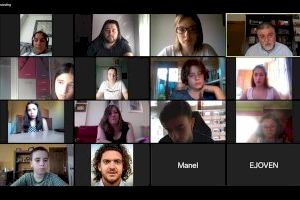 Jóvenes de Villena mantienen un encuentro virtual con el Alcalde y la concejala de Juventud para transmitirle sus inquietudes