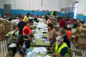 Vila-real reparte 150.000 mascarillas entre la ciudadanía gracias a la labor de más de 150 voluntarios, colaboradores y empleados municipales