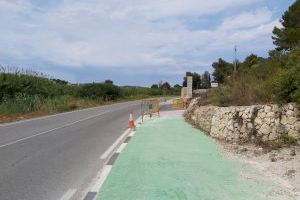 Comença la instal·lació de lluminàries en la carretera entre Teulada i Moraira