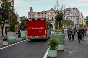 Cs denuncia que l'EMT va ocultar defectes en el disseny dels delimitadors de la Plaça de l'Ajuntament