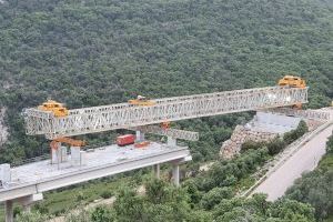 Avancen els viaductes de l’N-232 al Port de Querol en Morella