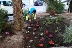 Almussafes continúa llenándose de árboles y flores