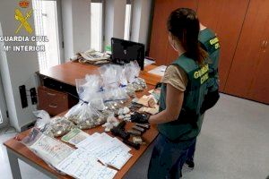 La Guardia Civil de Valencia desarticula una organización criminal  en Albal dedicada al tráfico de drogas y blanqueo de capitales