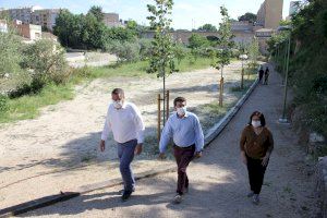 Un nou passeig junt al Molí Descals completa un “recorregut verd” de més d'1 quilòmetre entre el Pont Vell i el Pont Nou d’Ontinyent