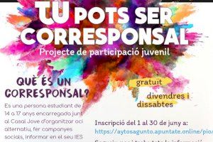 Sagunt obri el termini per a la inscripció dels nous Corresponsals dels IES